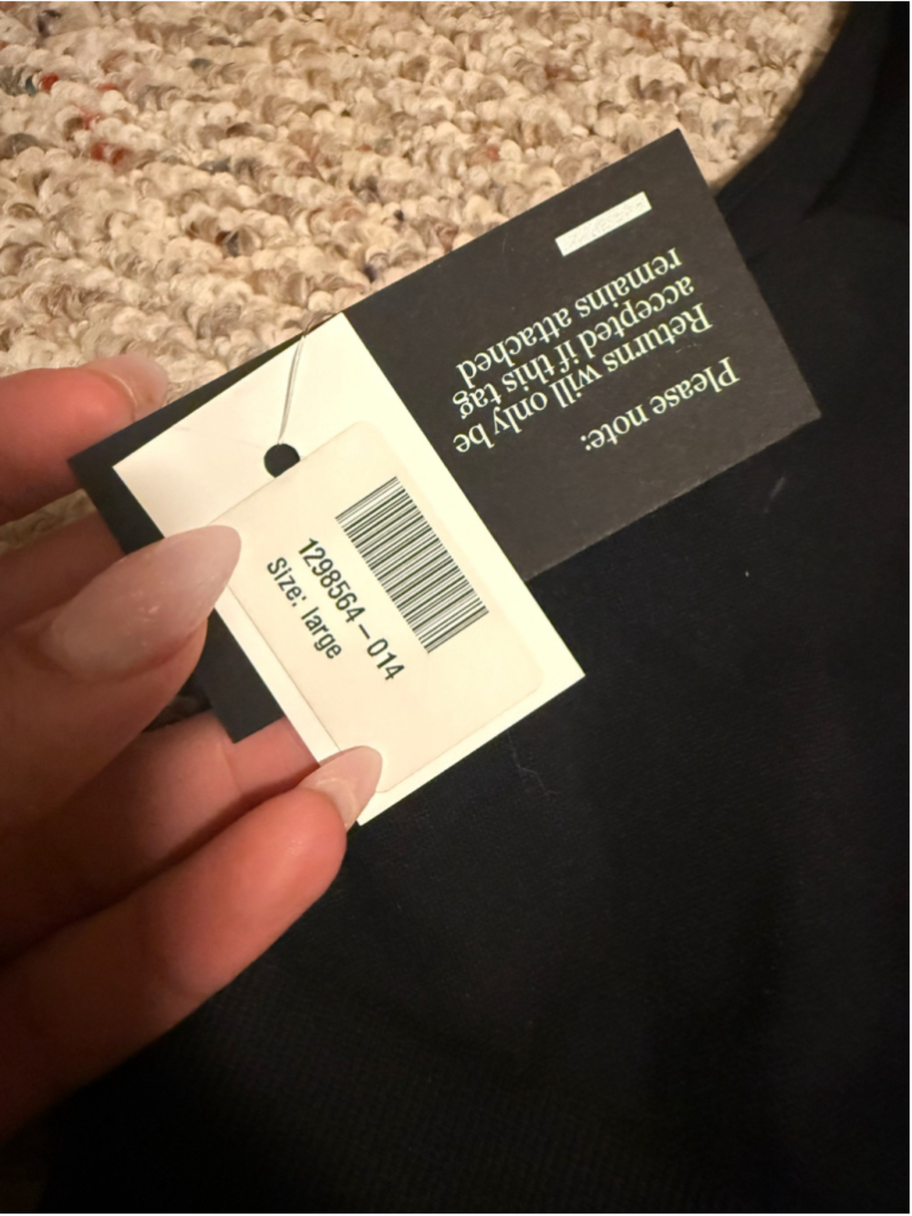 NWT Koral Nada Seamless Mesh Inset Black Sport Bra Top High Neck- Size Large - Picture 8 of 8